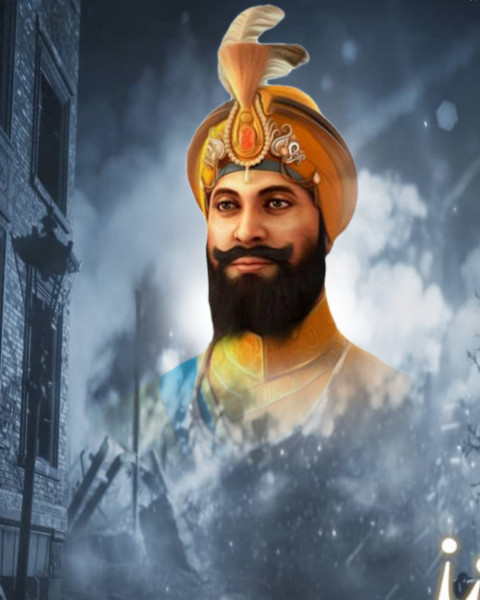 Guru Govind Singh Jayanti Background For CB Picsart Editing