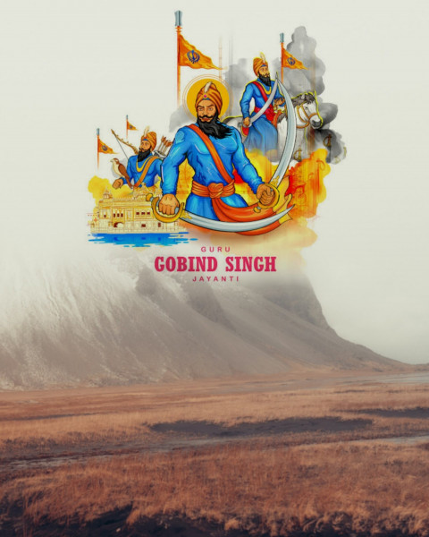 Guru Govind Singh Jayanti Editing Background Full HD