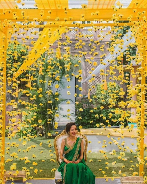 Haldi Photoshoot Girl PICTURES For Pre Wedding Wallpapers