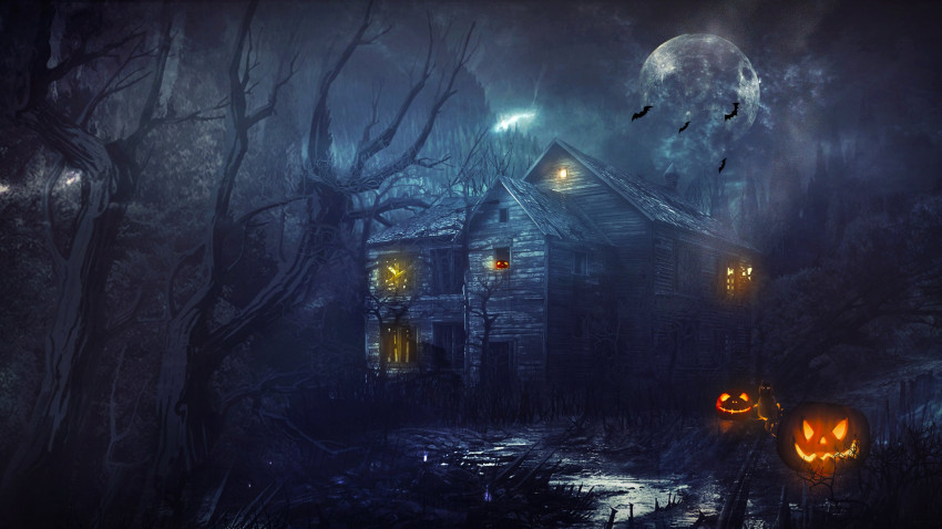 Halloween Aesthetic HD Background Wallpapers Pics
