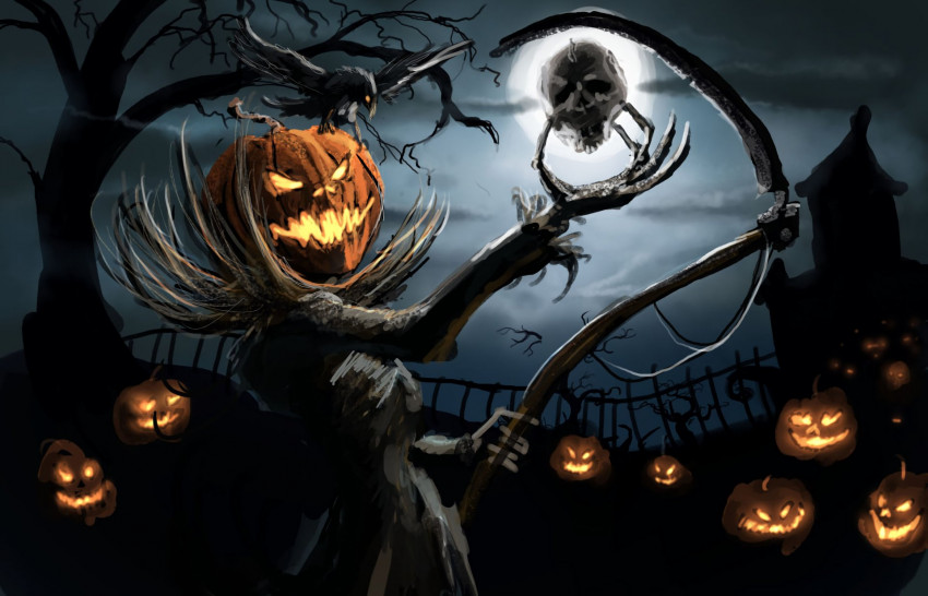 Halloween Aesthetic HD Background Wallpapers Pics
