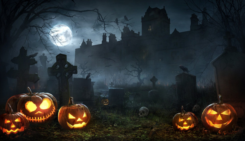 Halloween Aesthetic HD Background Wallpapers Pics