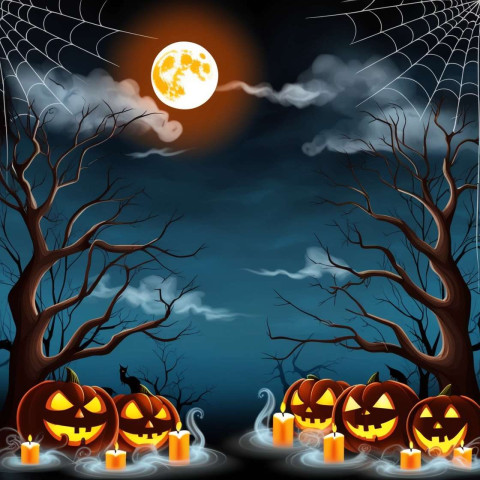 Halloween Background collage for festive decorations