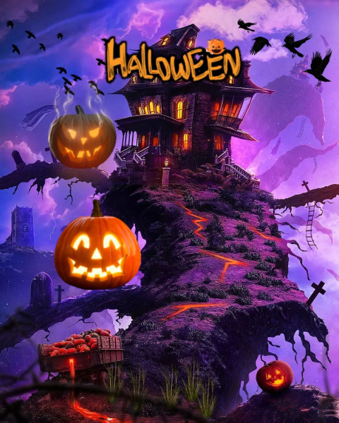 Halloween Photo Editing Background HD for CB Picsart Photo