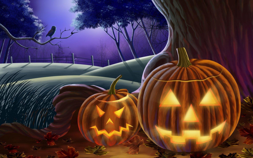 Halloween Pumpkin Wallpaper Free BAckground