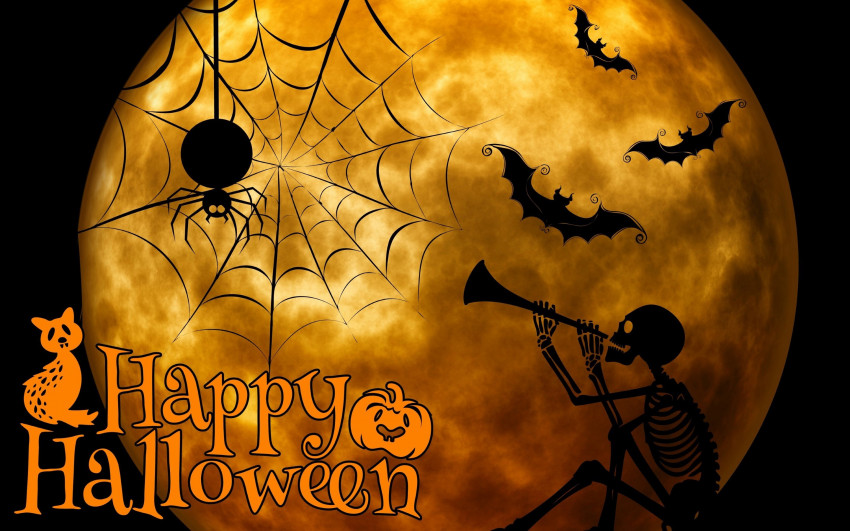 Halloween Street Background HD Wallpaper Download