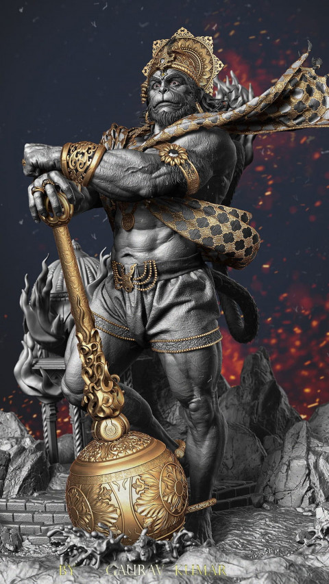 Hanuman Ji Mobile Background Sreen Pictures For WhatsApp DP
