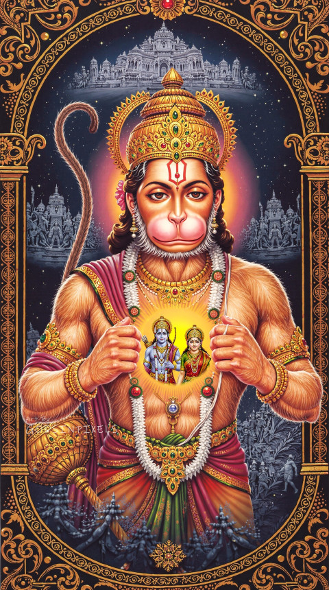 Hanuman Ji Photo Free Hd Wallpaper For Ios Mobile Background