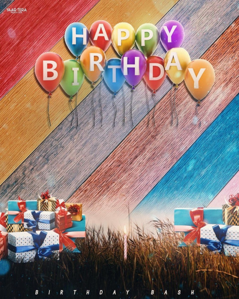 Happy birthday Instagram Viral Editing Bakground Download HD