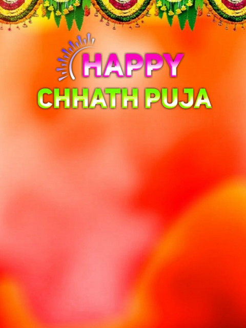 Happy Chhath Puja Background For Editing CB Picsart Hd