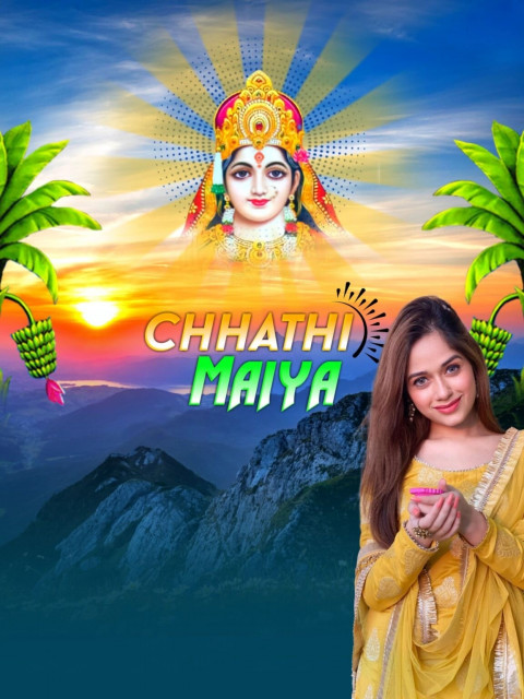 Happy Chhath Puja CB PicsArt CB Photo With Girls