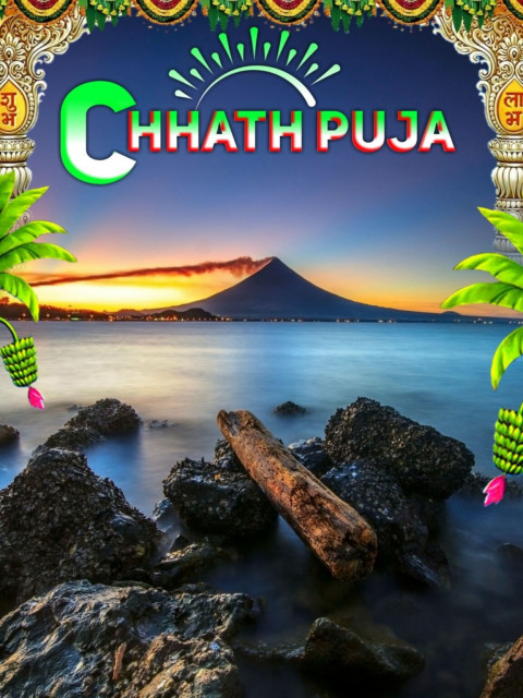 Happy Chhath Puja CB PicsArt Editing Background Free Stock Photos