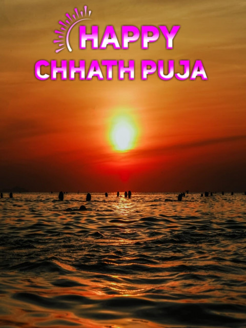 Happy Chhath Puja CB PicsArt Editing Photo Background
