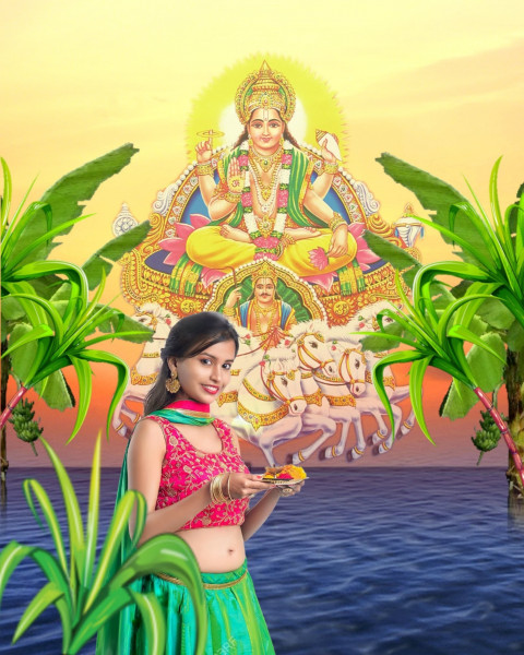Happy Chhath Puja Editing Background Download