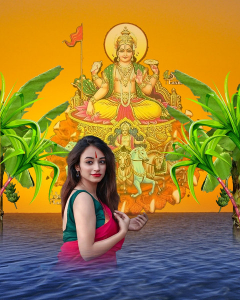Happy Chhath Puja Editing Background Full HD Free
