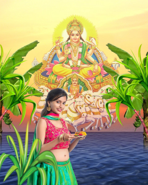 Happy Chhath Puja HD Snapseed Photo Backgrounds