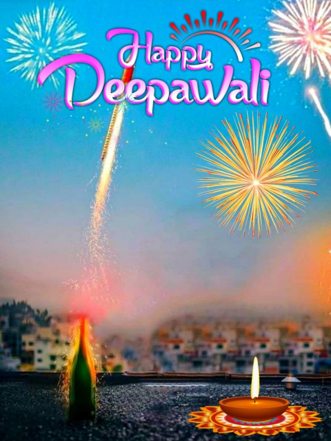 Happy Deepawali CB Editing Background HD Free