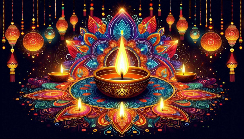 Happy Diwali 2024 Background hd download