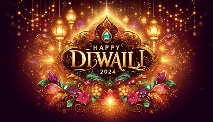 Happy Diwali 2024 Greeting Card Images With Family Themes
