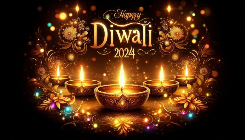Happy Diwali 2024 Hd Images With Festive Decorations