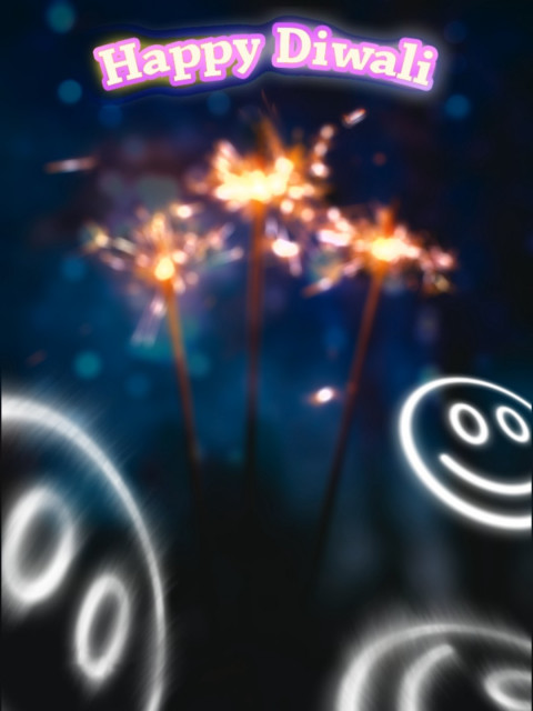 Happy Diwali Background For Editing Hd