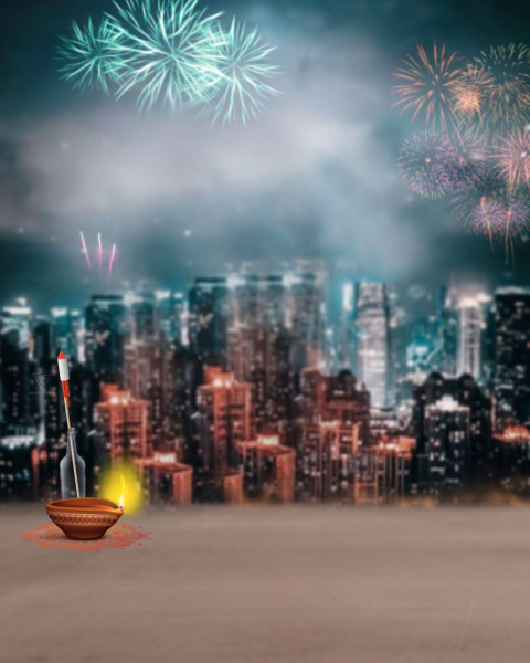 Happy Diwali Background For Editing HD Picsart