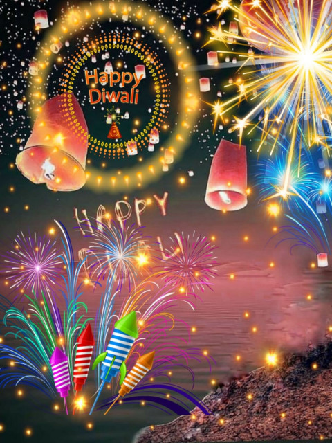 Happy Diwali CB Background Full HD for Photo Editing