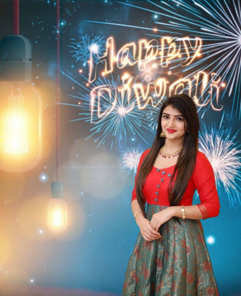 Happy Diwali Cb Background With Beautiful Girls Wallpapers HD