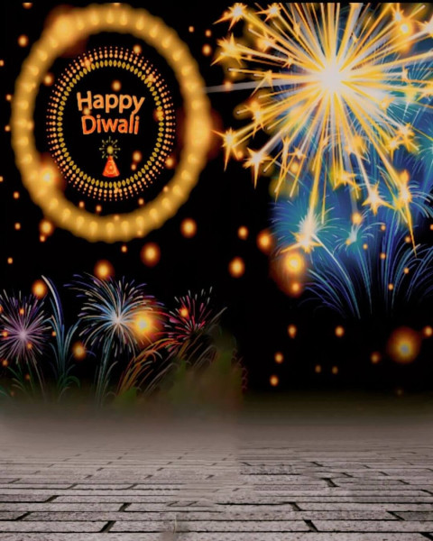 Happy Diwali Cb Firework Background For PicsArt Photos