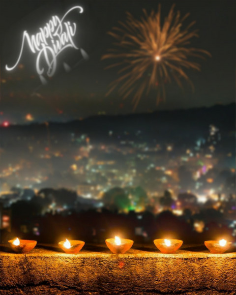 Happy Diwali CB PicsArt Photo Editing Background Download