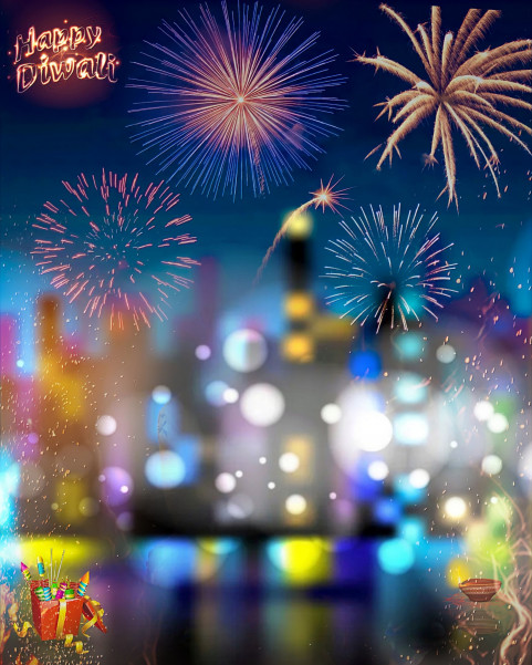 Happy Diwali Editing Background For Photoshop Picsart HD