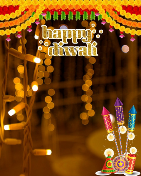 Happy Diwali Editing Background Free Download