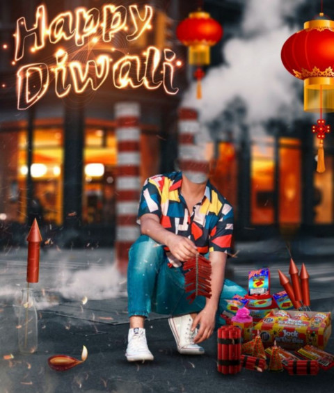 Happy Diwali Editing Background Without Head CB Picsart Photoshop