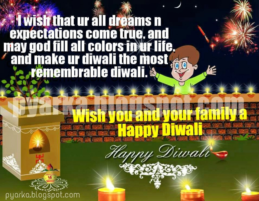 Happy Diwali English Wishes Wallpaper Images