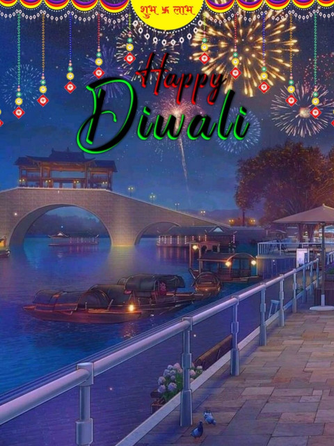 Happy Diwali Festival CB Photo Background for PicsArt Editing