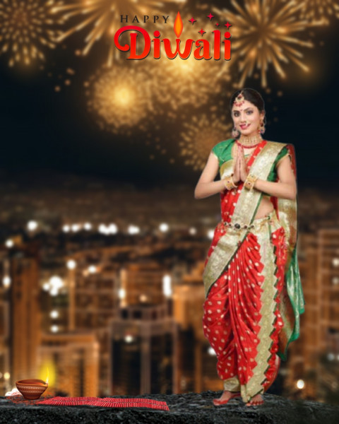 Happy Diwali Girl CB PicsArt Photo Editing Background HD
