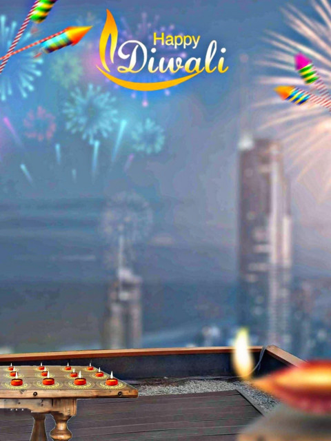 Happy Diwali Photo CB Editing Background HD