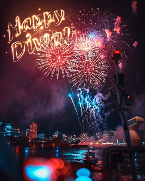Happy Diwali Photo Editing Background Download