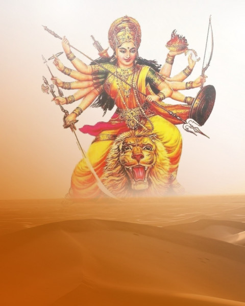Happy Durga Puja Background For CB PicsArt Editing
