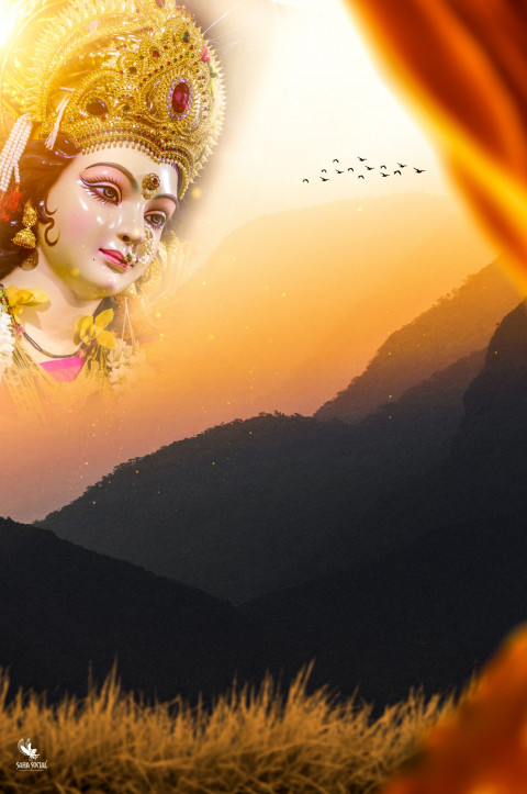 Happy Durga Puja  Dussehra Editing Background For Picsart photoshop