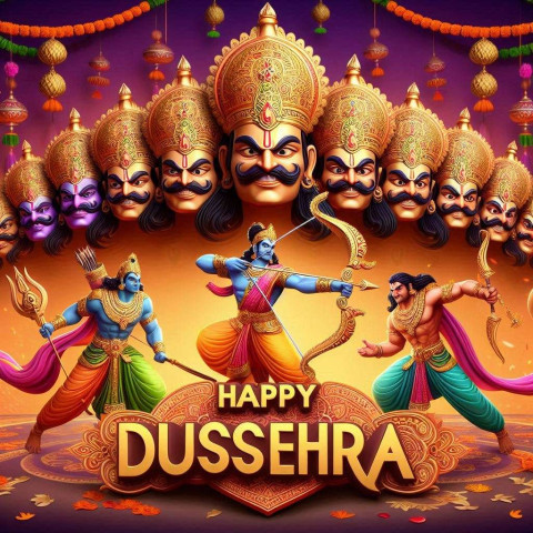 Happy Dussehra blessings Images with quotes