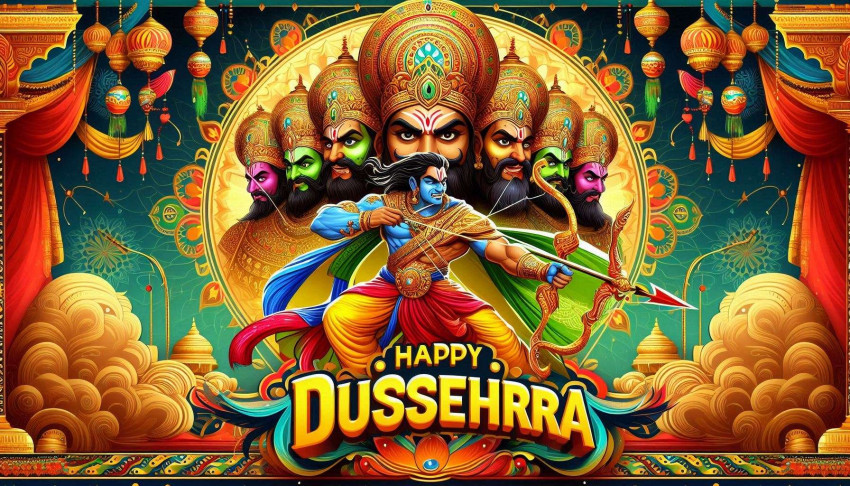 Happy Dussehra celebration photos to tag friends