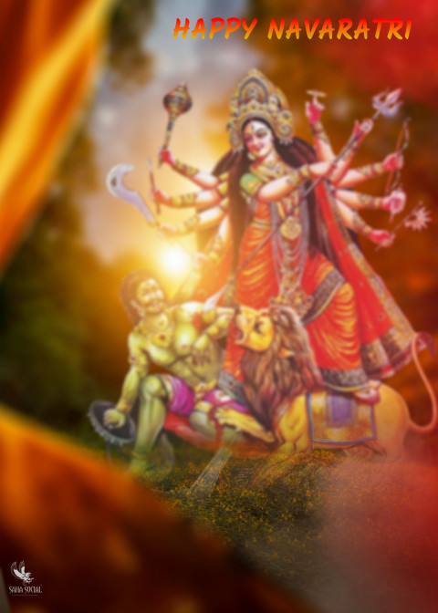 Happy Dussehra Navratri editing Background For Picsart HD