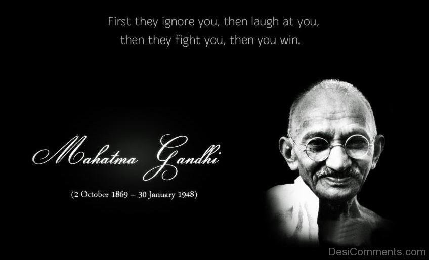 Happy Gandhi Quote Images Hd For WhatsApp Free