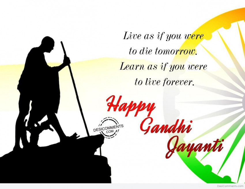 Happy Gandhi Quote Images Hd For WhatsApp photos