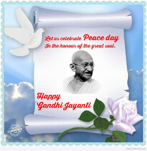 Happy Gandhi Quote Images Hd For WhatsApp Pics