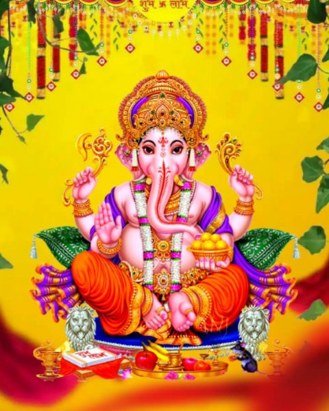 Happy Ganesh Chaturthi Baby CB PicsArt Photo Editing Background