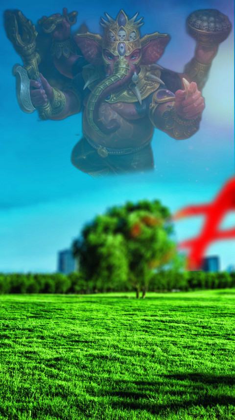 Happy Ganesh Chaturthi CB Editing Background For Picsart CB Photo