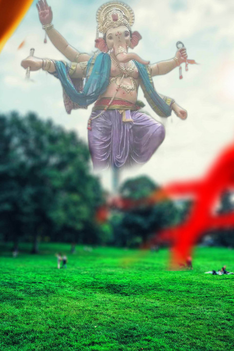 Happy Ganesh Chaturthi CB Editing Background For Picsart HD Photo