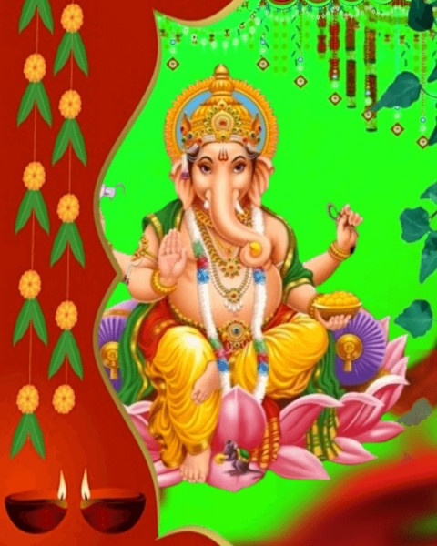 Happy Ganesh Chaturthi CB Photo Edit Background Download HD DP